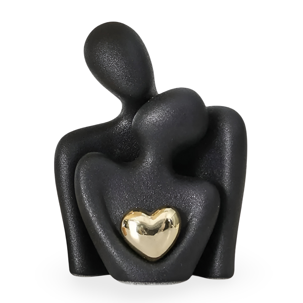 Nordic Minimalist Paar Figurine - Abstraktes Ornament für die Wohnkultur