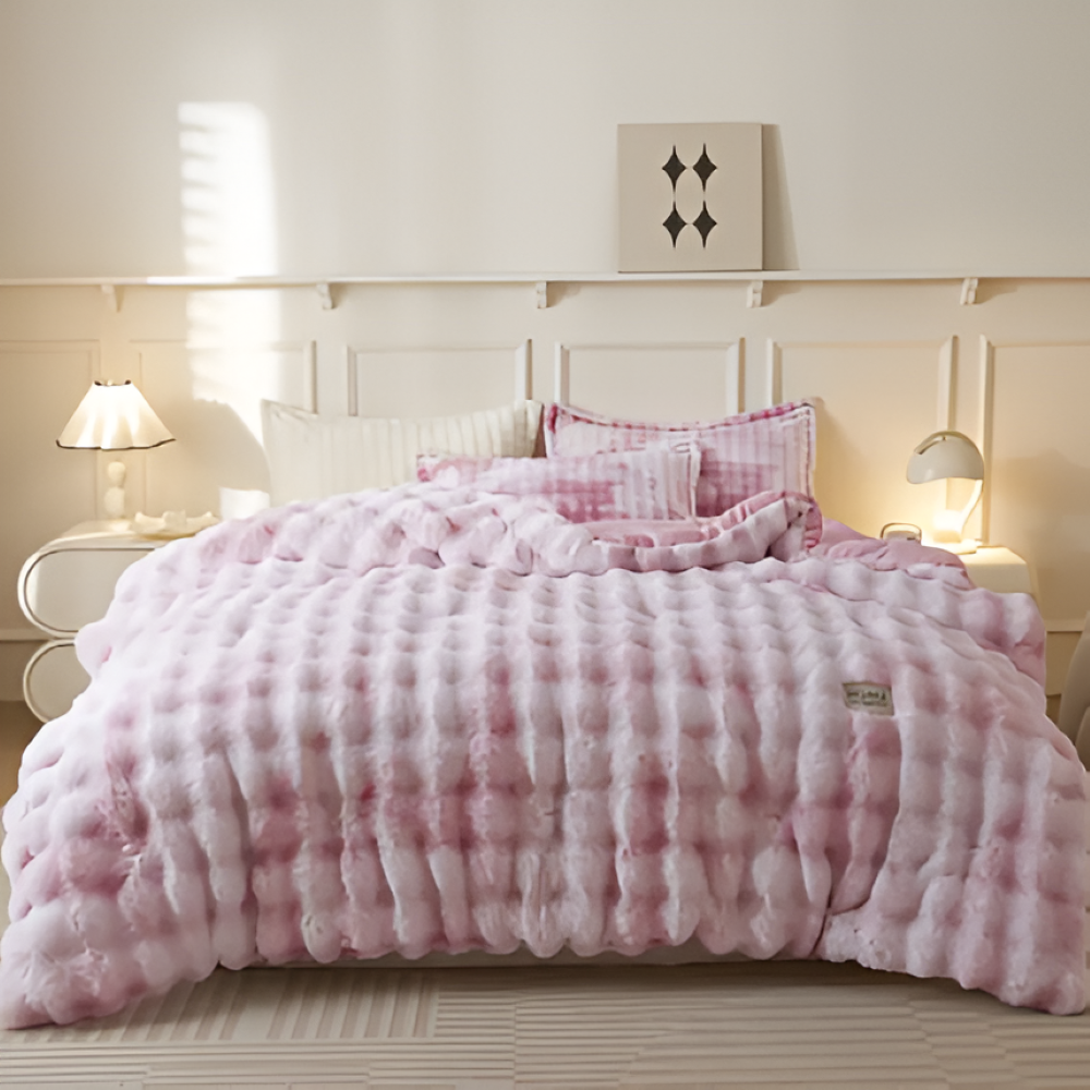 Ultra Gemütliche Milch Fleece Bettdecke - Leichte Plüschdecke für ganzjährigen Komfort