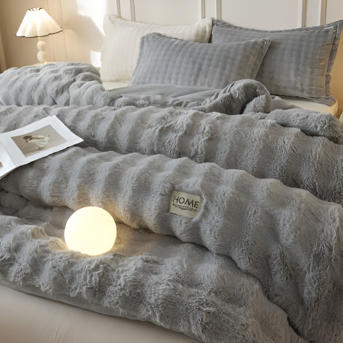 Ultra Gemütliche Milch Fleece Bettdecke - Leichte Plüschdecke für ganzjährigen Komfort