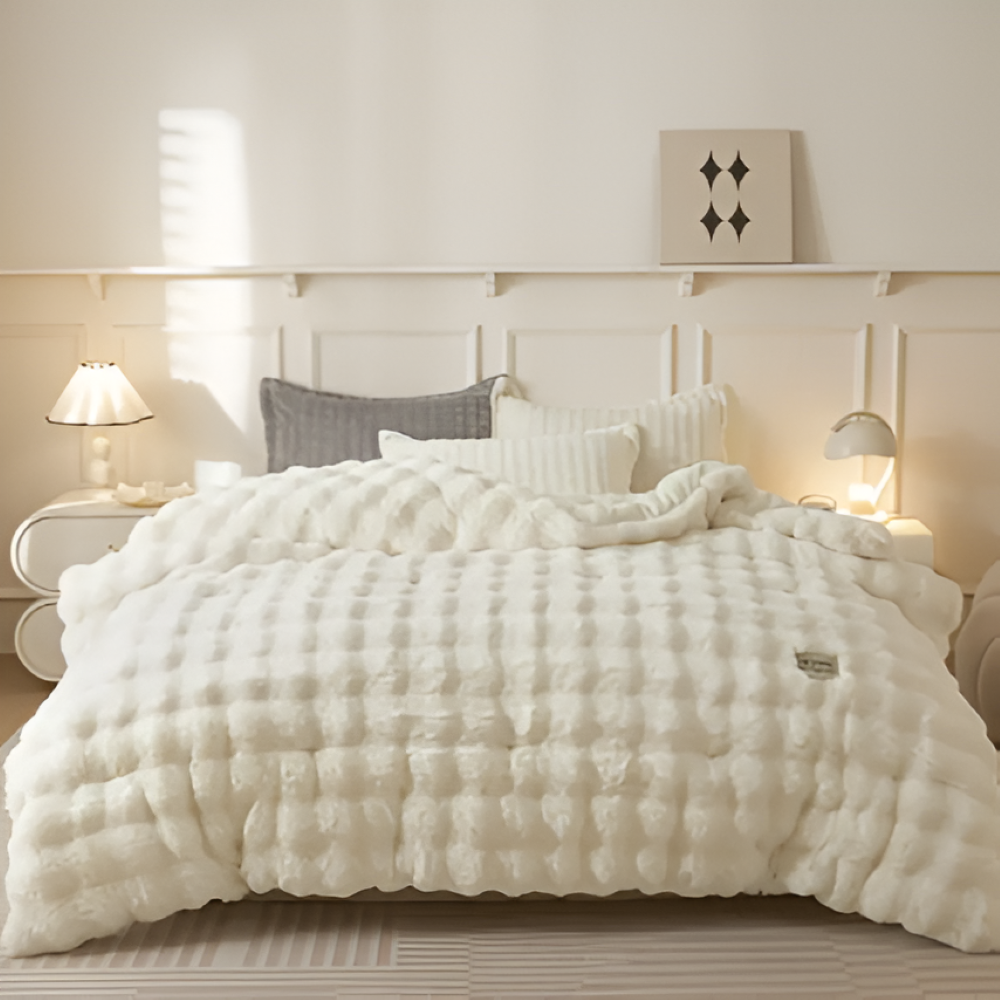 Ultra Gemütliche Milch Fleece Bettdecke - Leichte Plüschdecke für ganzjährigen Komfort