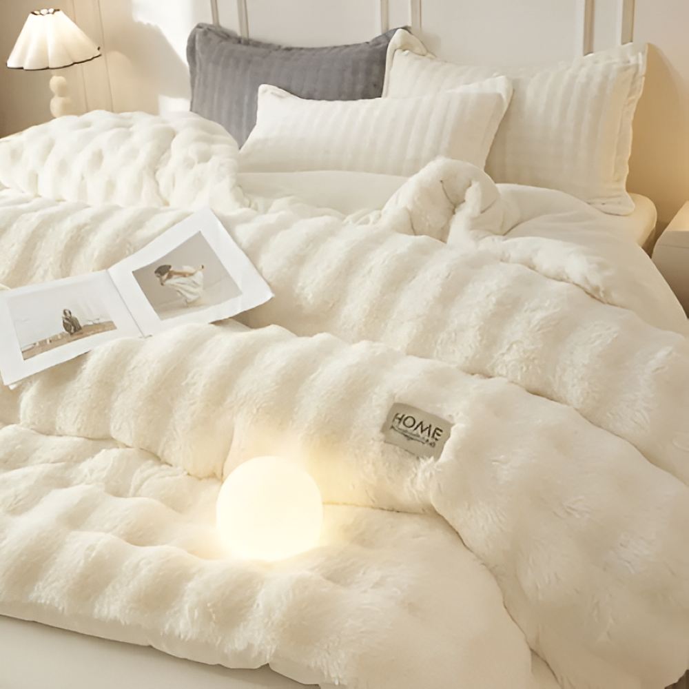 Ultra Gemütliche Milch Fleece Bettdecke - Leichte Plüschdecke für ganzjährigen Komfort